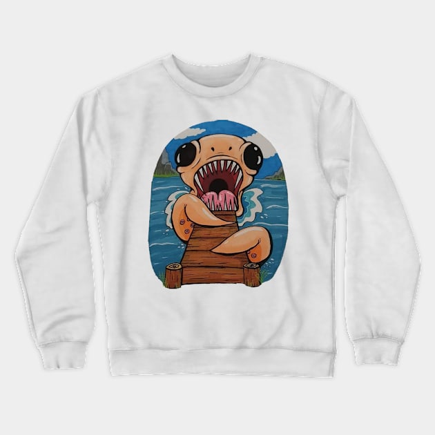 Lake monster Crewneck Sweatshirt by ThePieLord